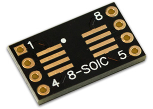 Order SOIC 8 SOT23-6 to DIP Adapter 8 Pin Photo of SOIC 8 SOT23-6 to DIP Adapter 8 Pin