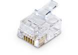 Small Image of RJ12 Plug for flat cable