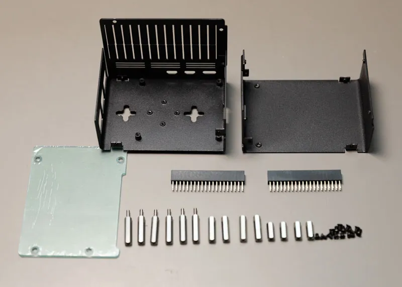 The disassembled case