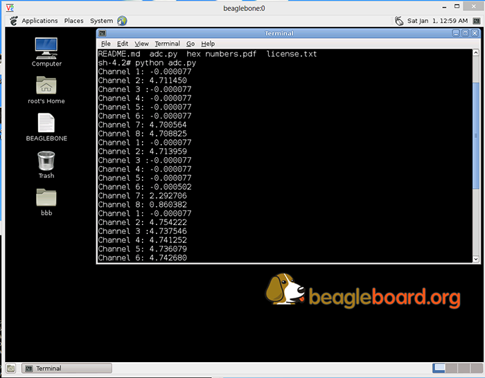 Reading the ADC Pi on a BeagleBone Black