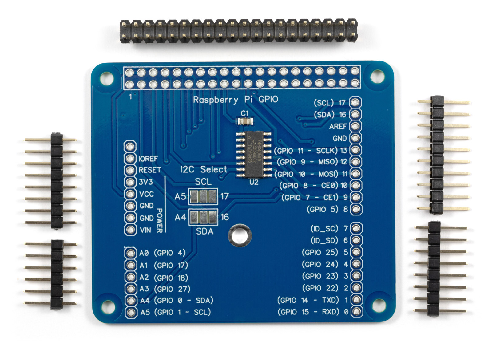 Arduino Uno to Raspberry Pi Adapter