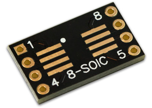 Order SOIC 8 SOT23-6 to DIP Adapter 8 Pin Photo of SOIC 8 SOT23-6 to DIP Adapter 8 Pin