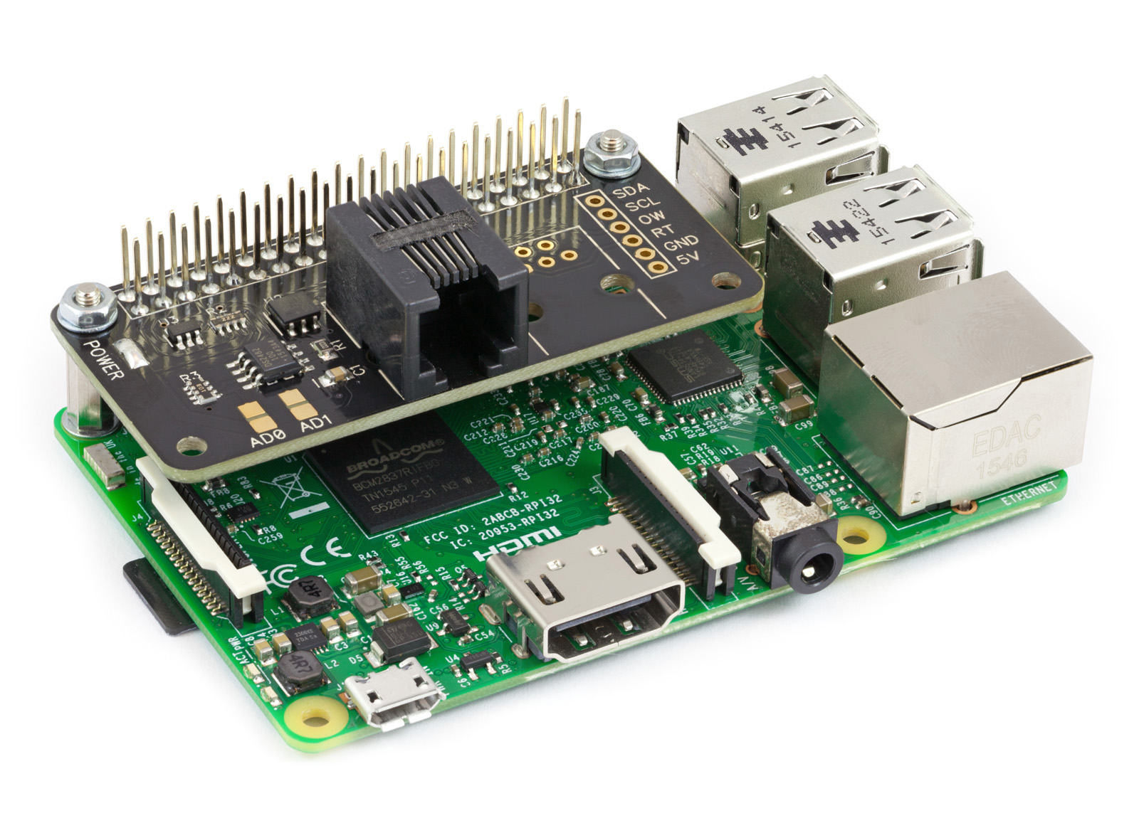 Installed on a Raspberry Pi with optional mounting kits