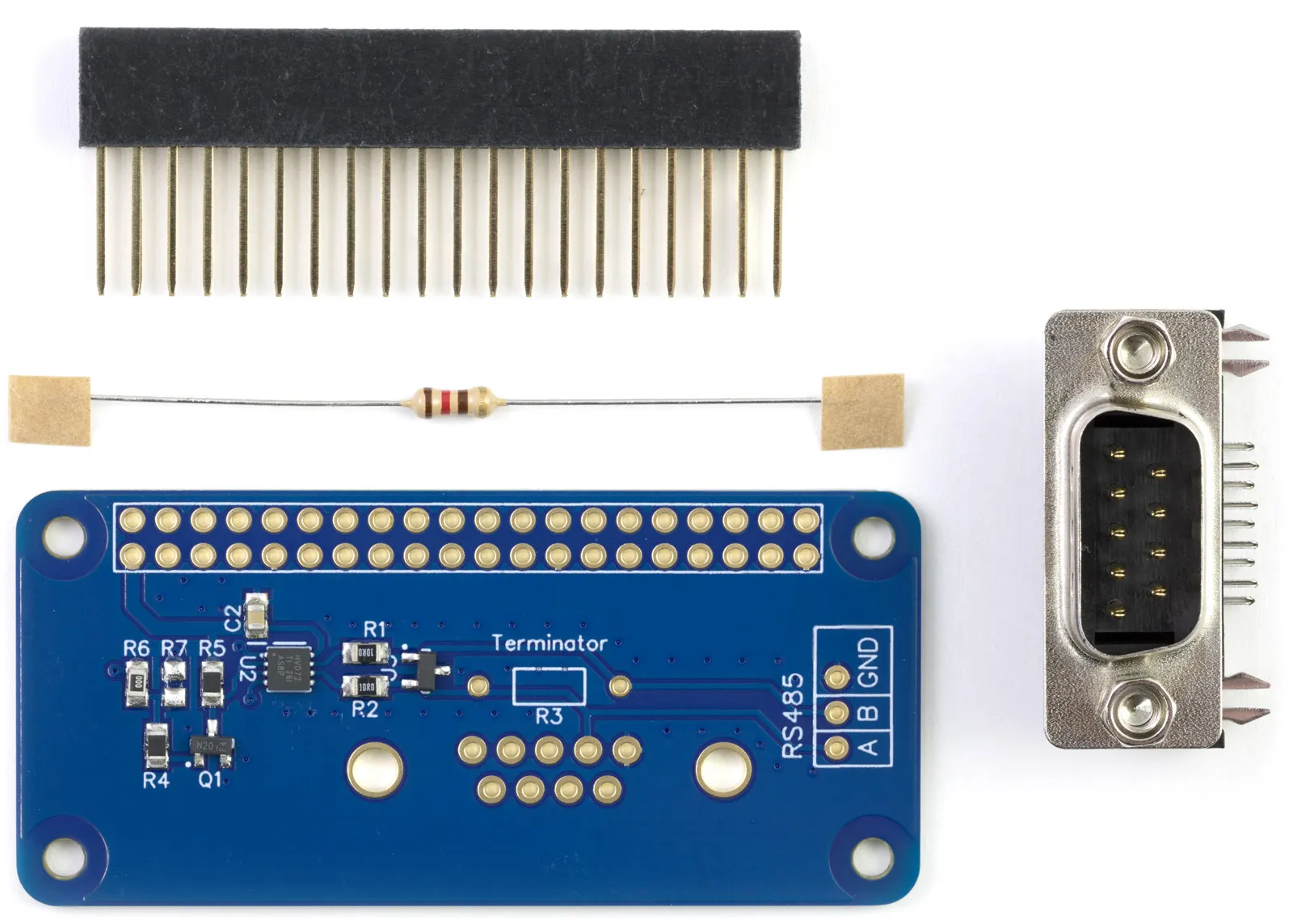 RS485 Pi as supplied with connectors unsoldered Thumbnail